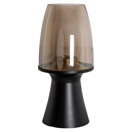Hurricane light Vienna black large Richmond Interiors Lanterne og lysglass