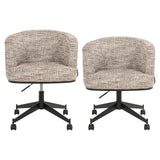Spisestol Rochenne trendy natur svingbar på hjul Richmond Interiors Spisestol
