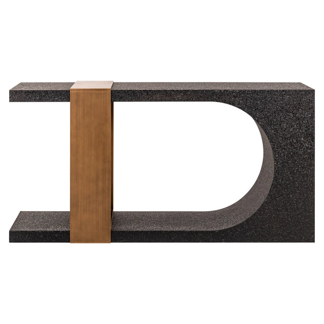 Konsoll Alexander Jones svart/gull Bazel Richmond Interiors Konsollbord