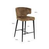 Counter krakk Taylor brandy fusjon brannhemmende Richmond Interiors Barstol
