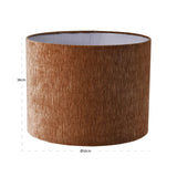 Lampeskjerm Ziba Vær rett mocha mousse 50Ø Richmond Interiors Lampeskjerm