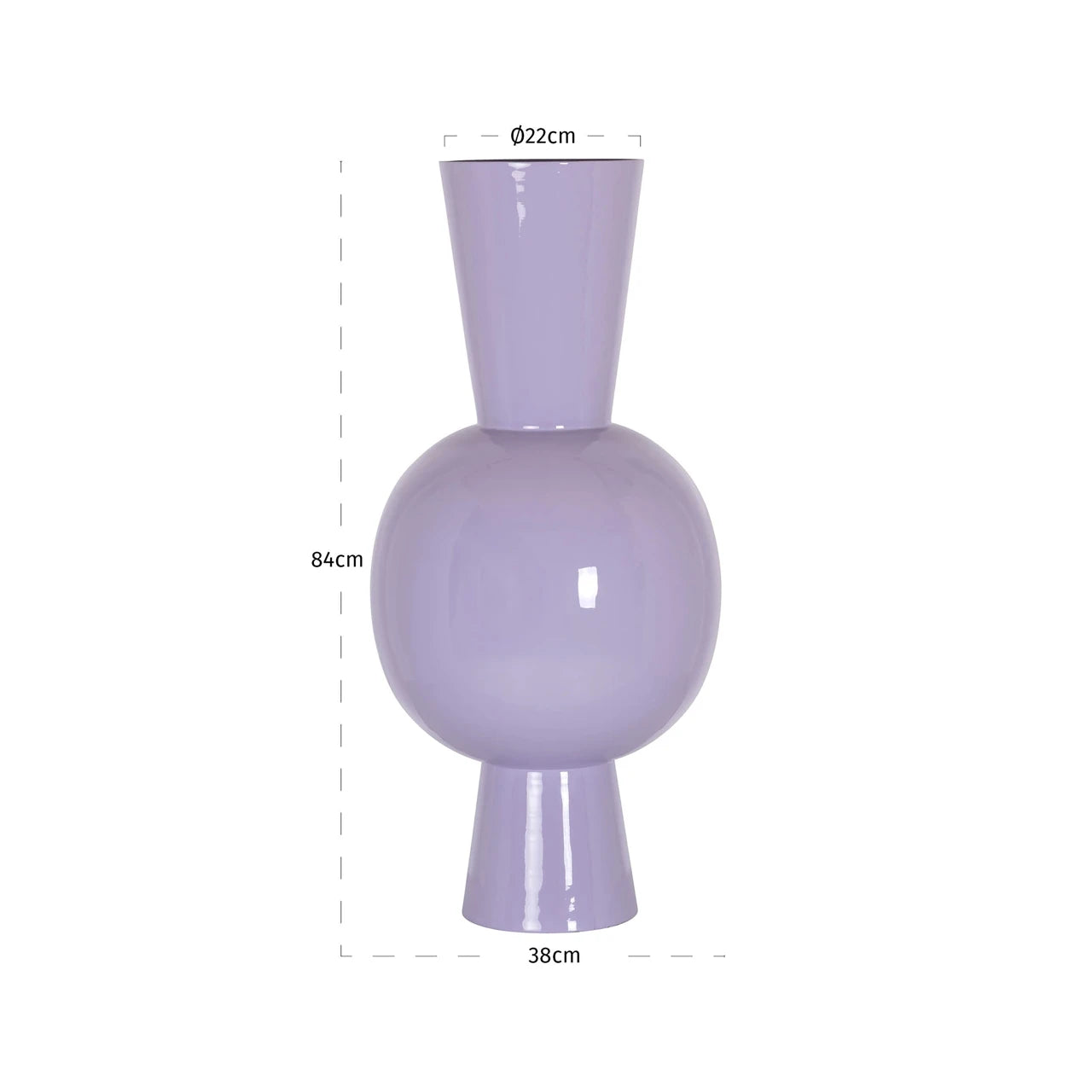 Vase Arline lavendel Richmond Interiors Vase