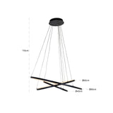 Lysekrone Amira svart Richmond Interiors Taklampe
