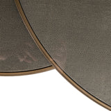 Salongbord Bloomville messing shagreen inkl. glassplater sett med 2 Richmond Interiors Sofabord