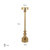 Lysestake Presley gull stor Richmond Interiors Lysestake