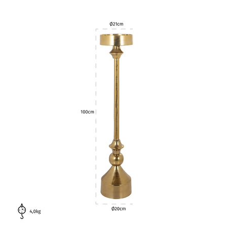 Lysestake Presley gull stor Richmond Interiors Lysestake