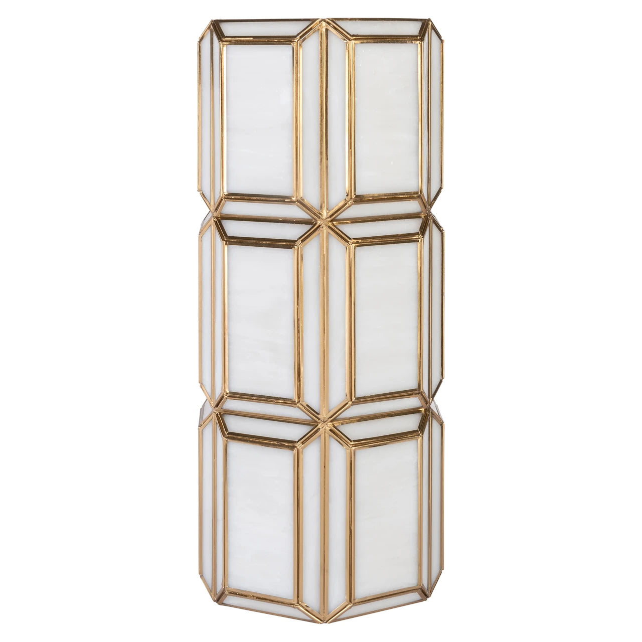 Hurricane light Emilia messing antikk stor Richmond Interiors Lanterne og lysglass