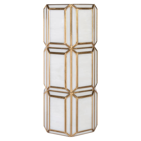 Hurricane light Emilia messing antikk stor Richmond Interiors Lanterne og lysglass