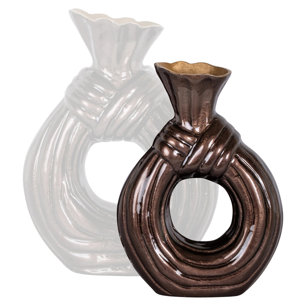 Vase Suen mørk brun liten Richmond Interiors Vase