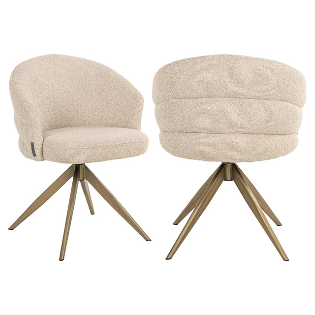 Spisestol Zendaya biscotti svingbar brannhemmende Richmond Interiors Spisestol