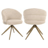 Spisestol Zendaya biscotti svingbar brannhemmende Richmond Interiors Spisestol