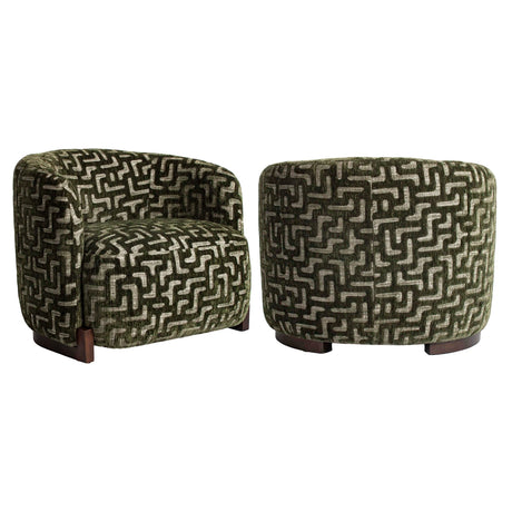 Lounge chair Hannah mose labyrint brannhemmende Richmond Interiors Lenestol