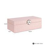 Oppbevaringsboks Lotte rosa stor Richmond Interiors Oppbevaring