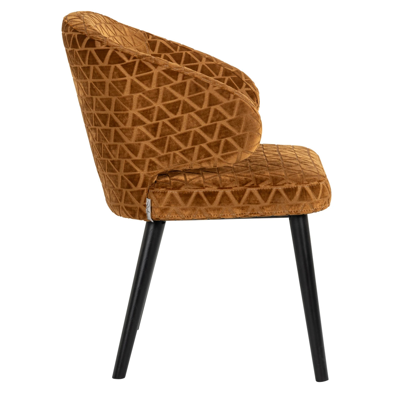 Spisestol Indigo gammelt gull triangel Richmond Interiors Spisestol