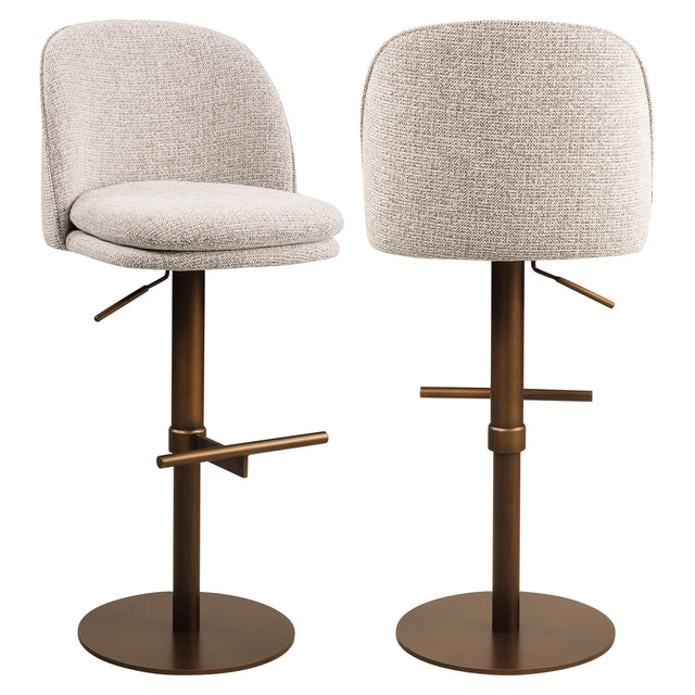 Barkrakk Vesper mocca fancy roterbar Richmond Interiors Barstol