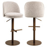 Barkrakk Vesper mocca fancy roterbar Richmond Interiors Barstol