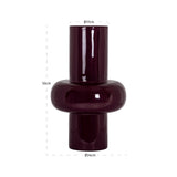 Vase Ashlyn burgunder stor Richmond Interiors Vase