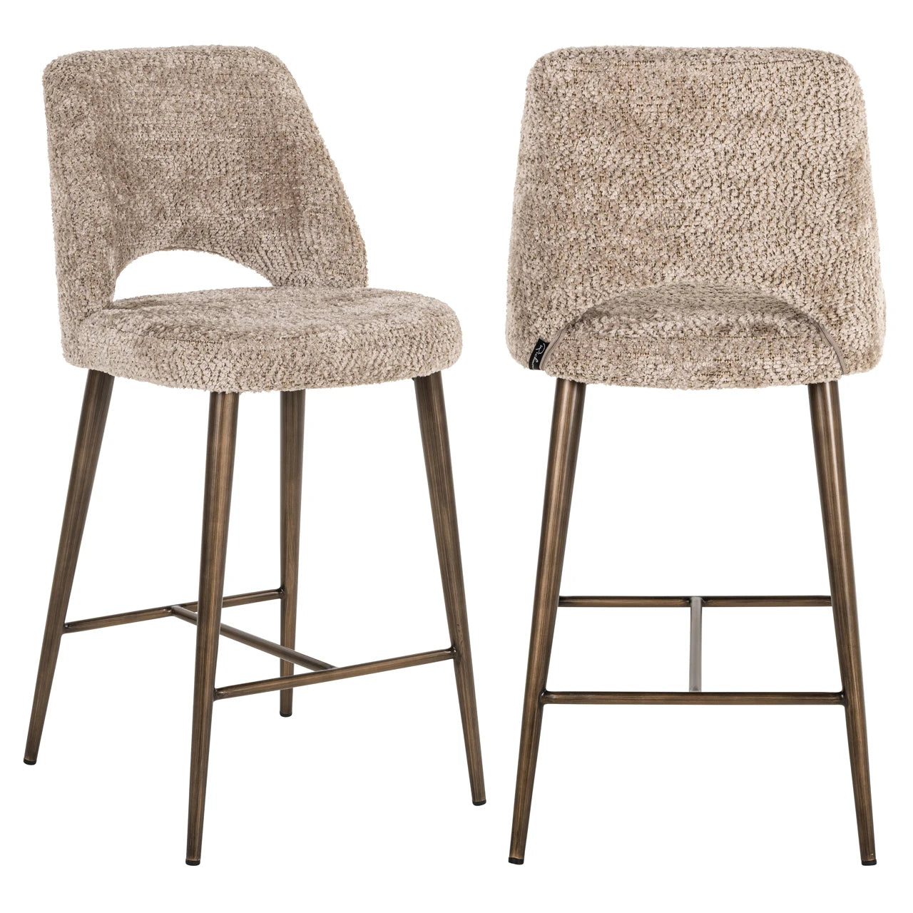 Krakk Delphine med vakker natur brannhemmende Richmond Interiors Barstol