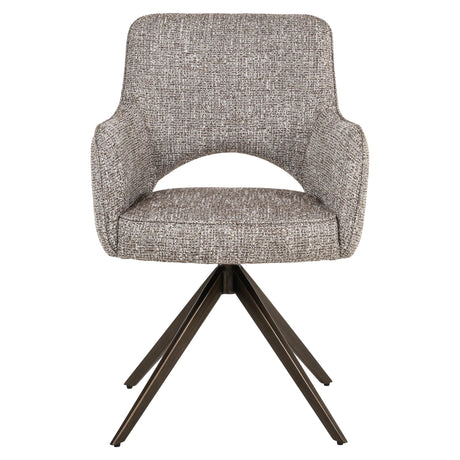 Spisestol Ginerva jord tweed svingbar Richmond Interiors Spisestol
