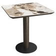 Bistro table Langford brown Richmond Interiors Bordlampe