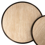 Salongbord Ronson beige sett med 2 Richmond Interiors Sofabord