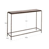 Console Villano bronze Richmond Interiors Konsollbord