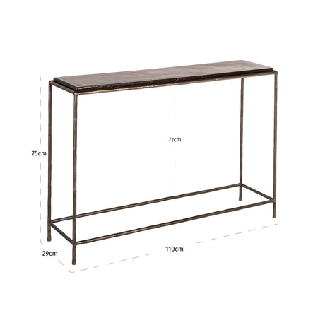 Console Villano bronze Richmond Interiors Konsollbord