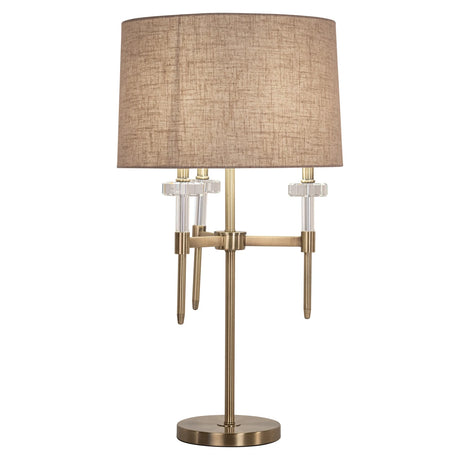 Bordlampe Josie børstet gull Richmond Interiors Bordlampe