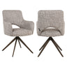 Spisestol Ginerva jord tweed svingbar Richmond Interiors Spisestol