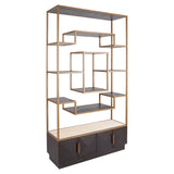 Utstillingsskap Claremont brun Richmond Interiors Vitrineskap
