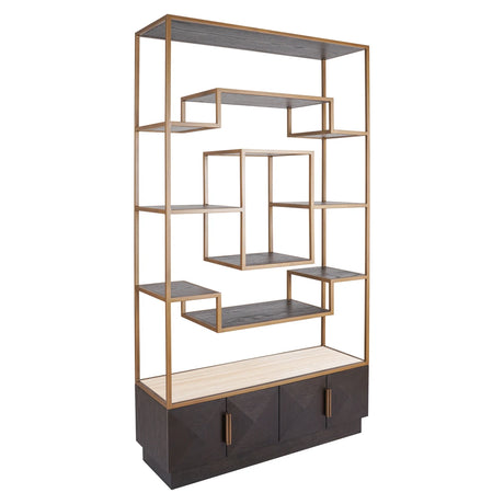 Utstillingsskap Claremont brun Richmond Interiors Vitrineskap