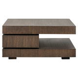 Bord i eik Oakura brun 90x90 Richmond Interiors Sofabord