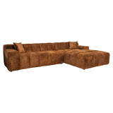 Sofa Cube nydelig kanel 3-seter lounge høyre Richmond Interiors Sofa