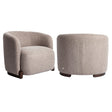 Lounge chair Hannah mocca chunky brannhemmende Richmond Interiors Lenestol