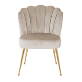 Spisestol Pippa khaki fløyel Richmond Interiors Spisestol