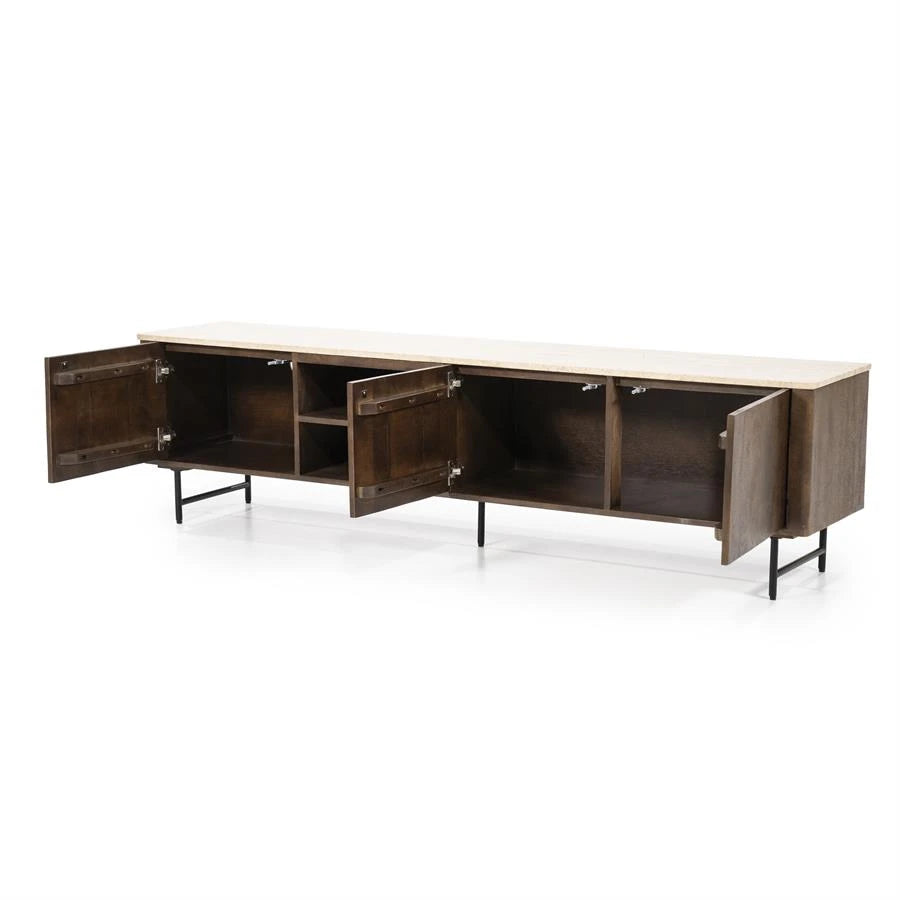 TV-benk Lio 200 cm - 3drs Eleonora TV-benk