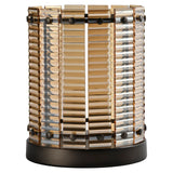 Hurricane light Crane brown small Richmond Interiors Lanterne og lysglass