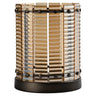 Hurricane light Crane brown small Richmond Interiors Lanterne og lysglass
