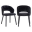 Spisestol Savoy svart chenille Richmond Interiors Spisestol