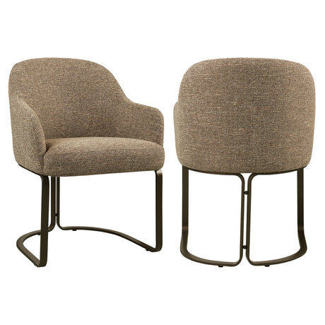 Spisestol Hadley brun tweed brannhemmende Richmond Interiors Spisestol