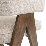 Spisestol Mori kremfarget tweed brannhemmende Richmond Interiors Spisestol
