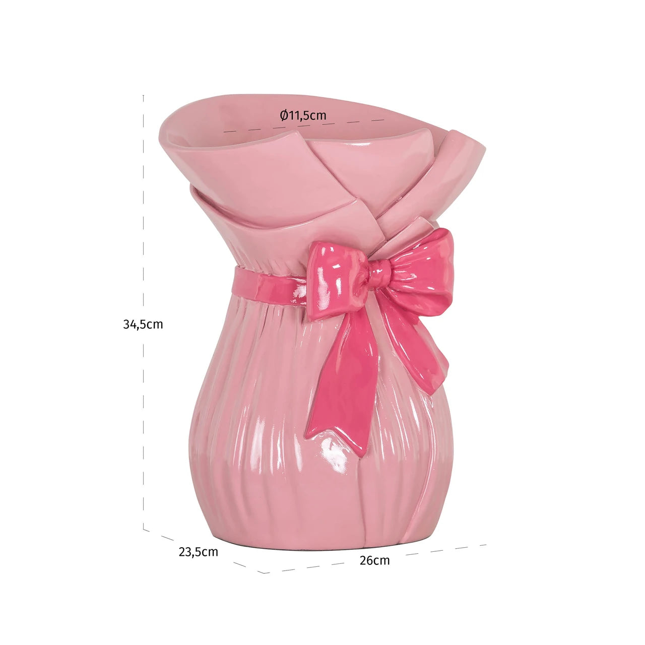 Vase Bowenn rosa Richmond Interiors Vase