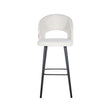 Barstol Savoy hvit bouclé Richmond Interiors Barstol