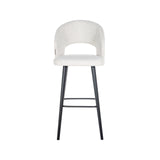 Barstol Savoy hvit bouclé Richmond Interiors Barstol