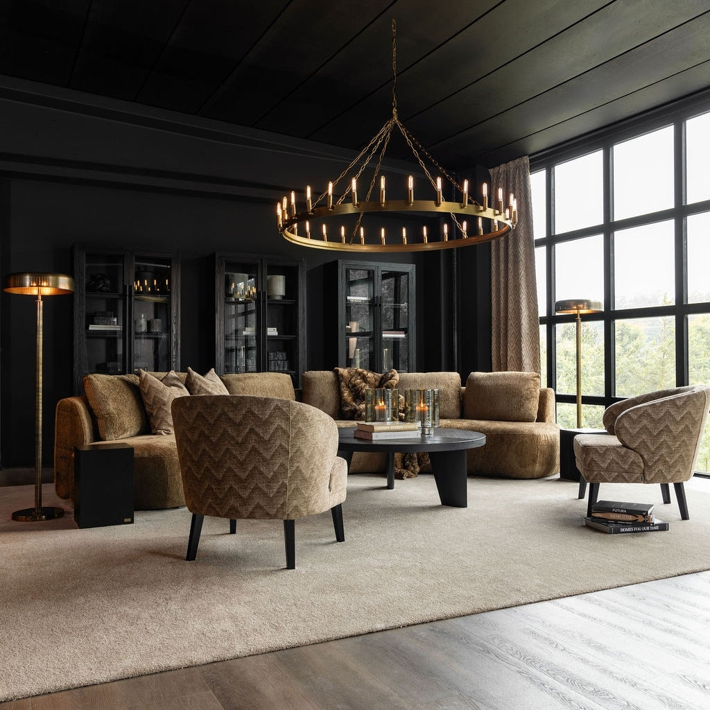 Crown Taklampe Brass Artwood Taklampe