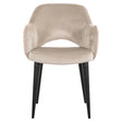 Spisestol Giovanna trendy rose / khaki fløyel Richmond Interiors Spisestol