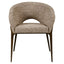 Spisestol Kenzi mocca linear brannhemmende Richmond Interiors Spisestol
