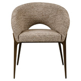 Spisestol Kenzi mocca linear brannhemmende Richmond Interiors Spisestol