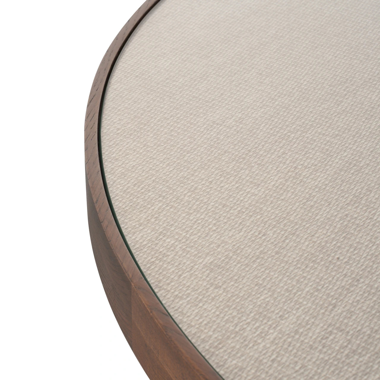 Spisebord Willox beige 130Ø inkludert glass Richmond Interiors Spisebord