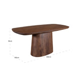 Motbord Baldwin spicebrown Richmond Interiors Bordhylle